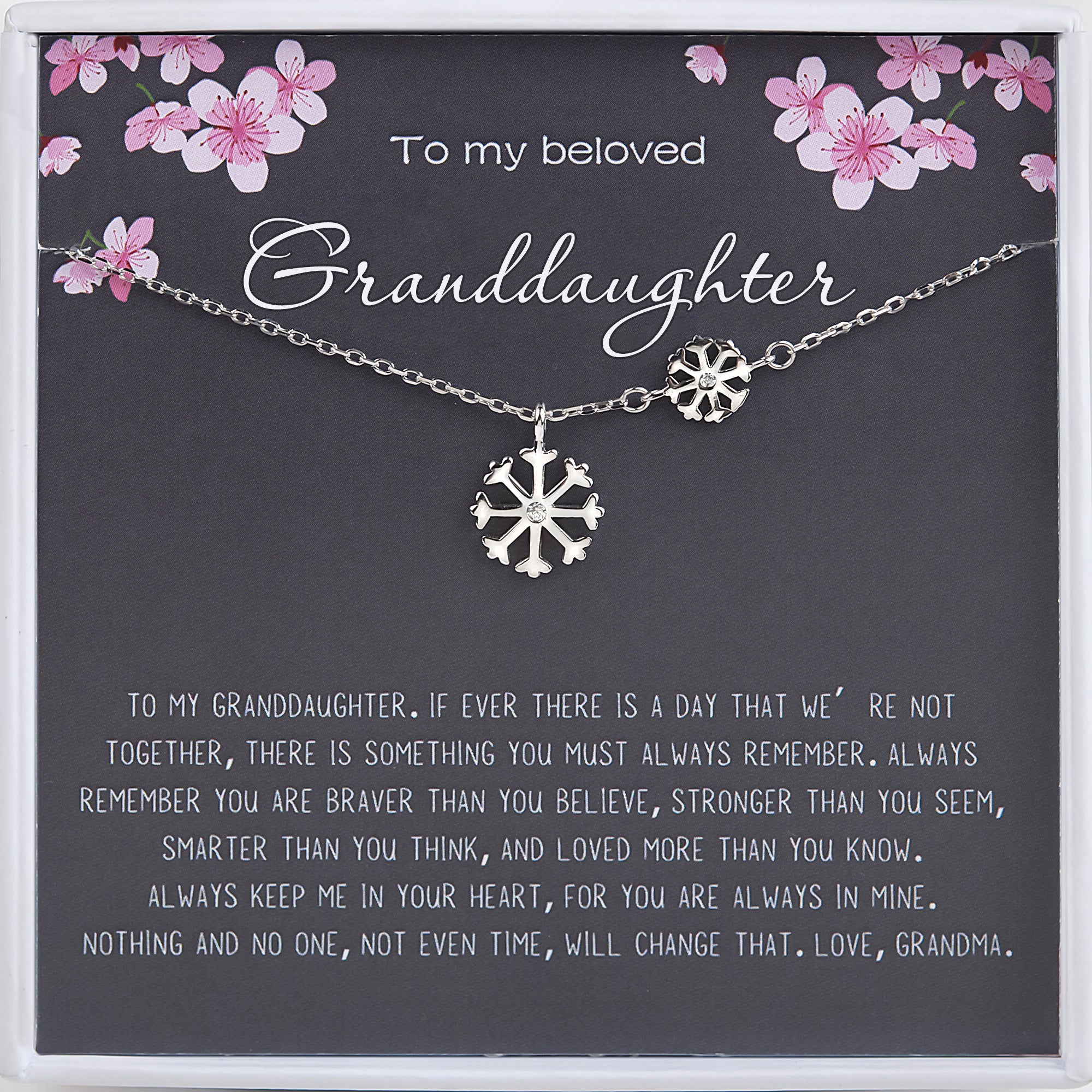 Granddaughter - You're A Treasure From Above - Forever Love Necklace & –  giftkonnection