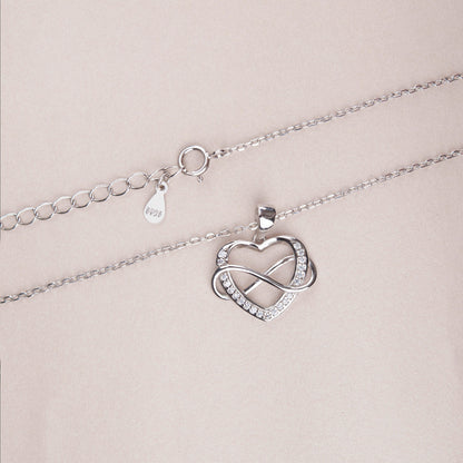 "Happy Birthday to my Best Friend" Card and Sterling Silver Infinity Necklace