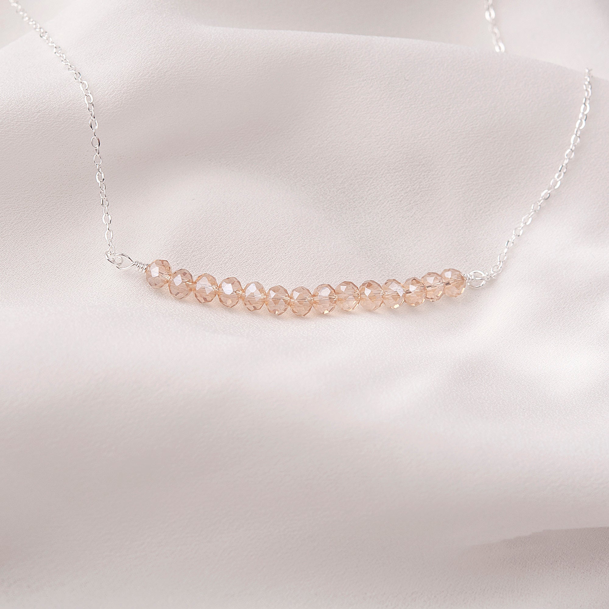 "Happy 14th Birthday" Card and Bead Necklace