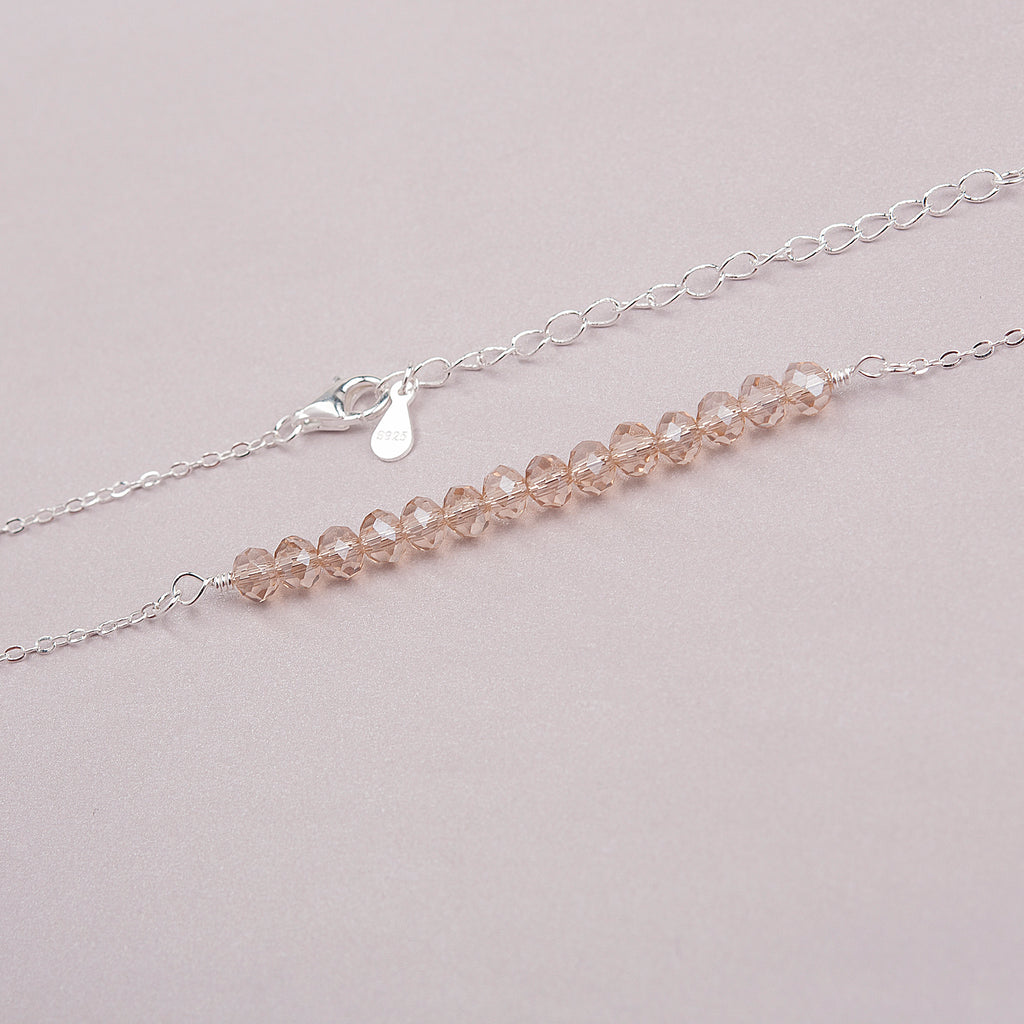 "Happy 14th Birthday" Card and Bead Necklace