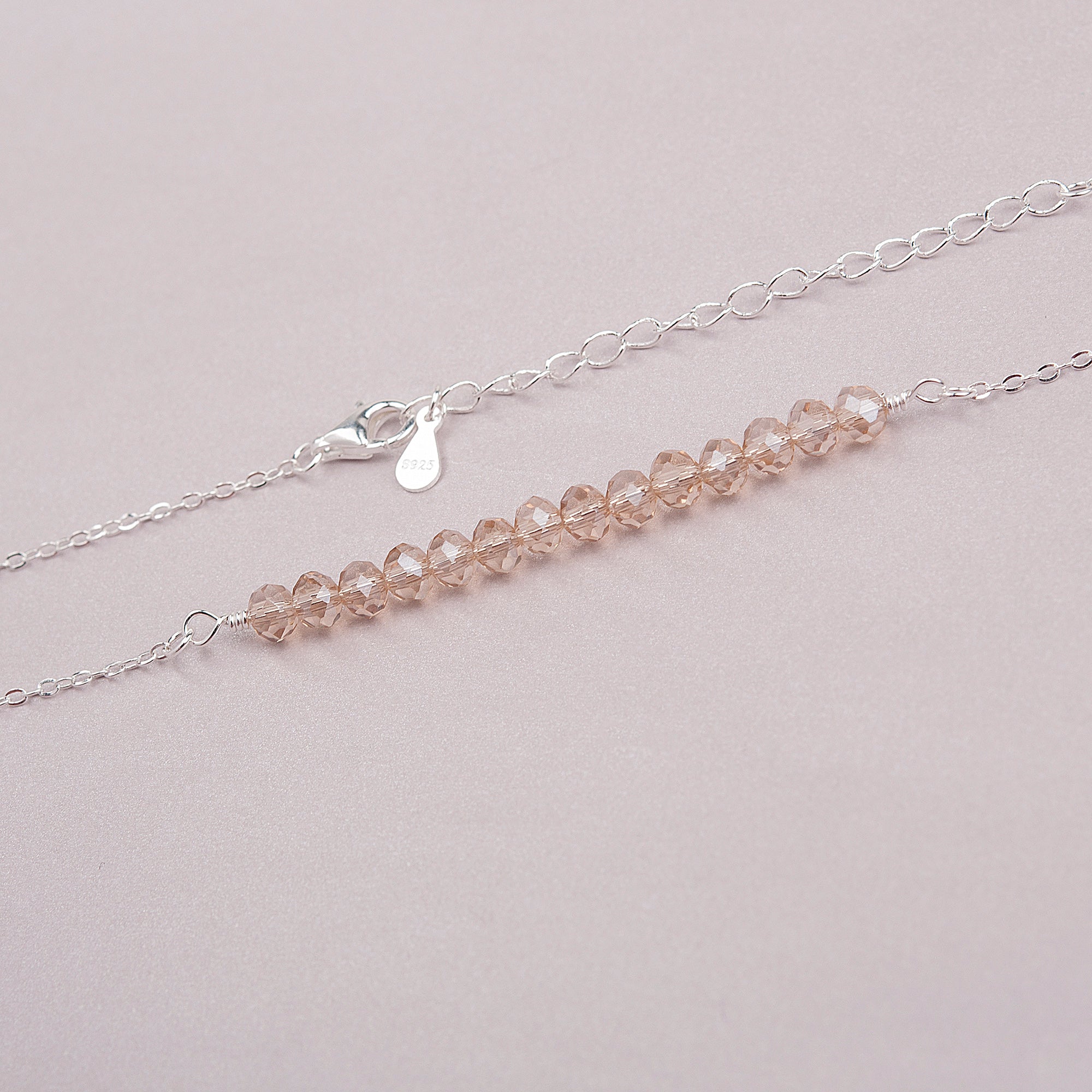 "Happy 14th Birthday" Card and Bead Necklace