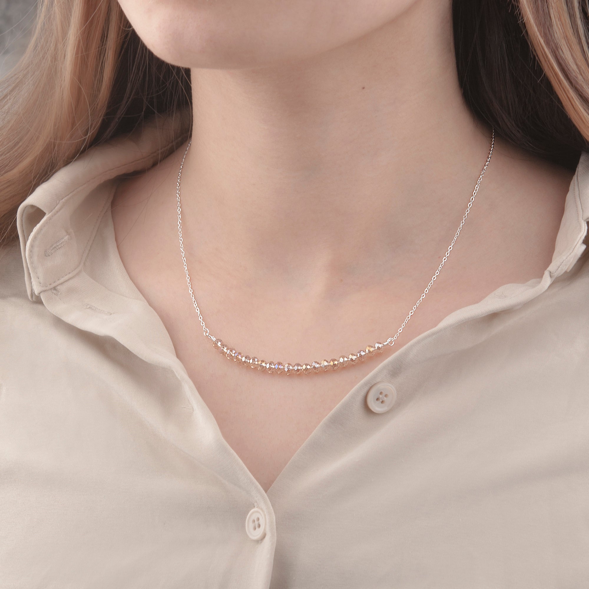 Anavia Happy 18th Birthday for Girls, Pearl Necklace Birthday Gift for 18  Year Old Girl-[Pink Pearl + Silver Chain] 