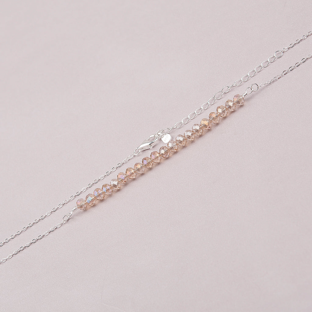 "Happy 20th Birthday" Card and Bead Necklace