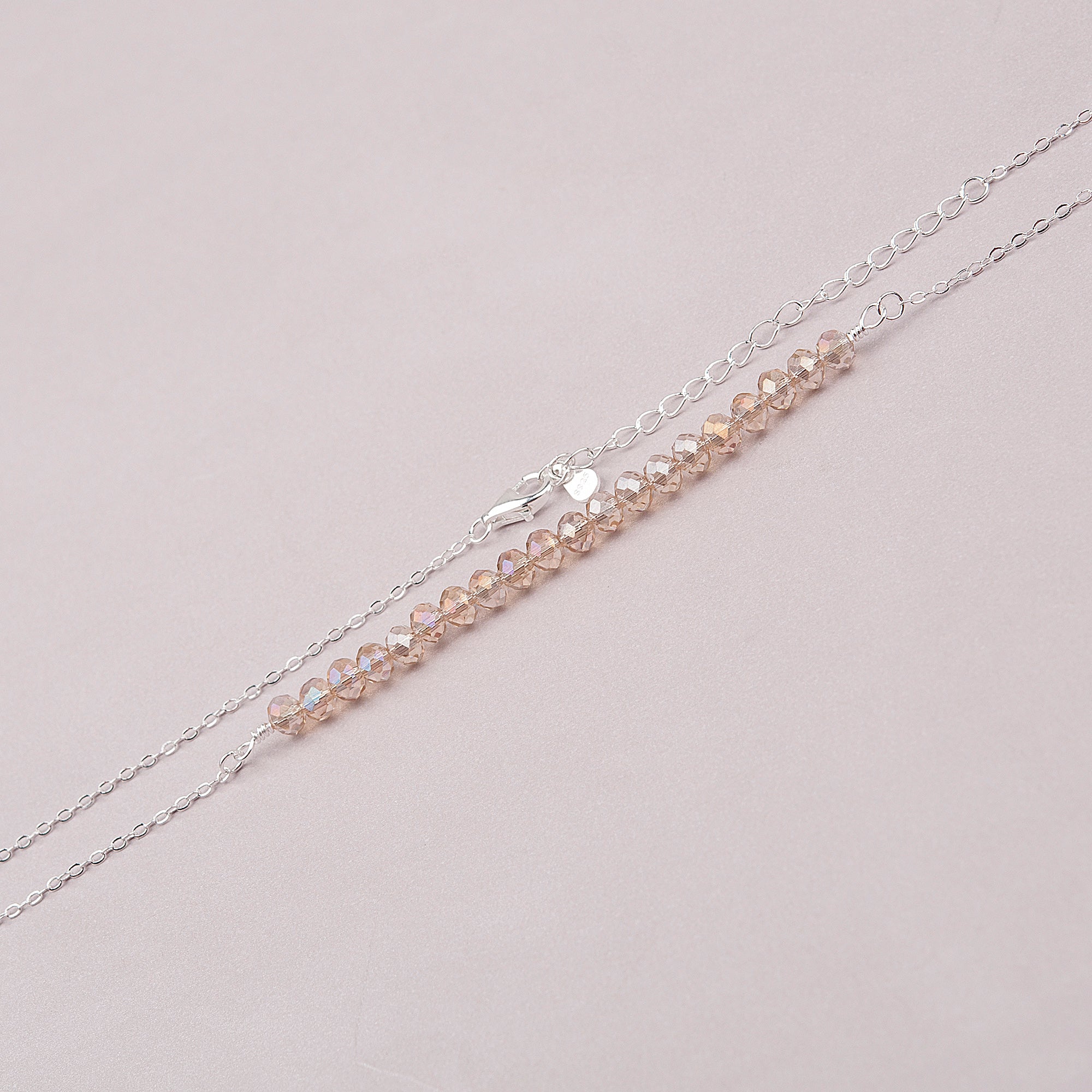 "Happy 20th Birthday" Card and Bead Necklace