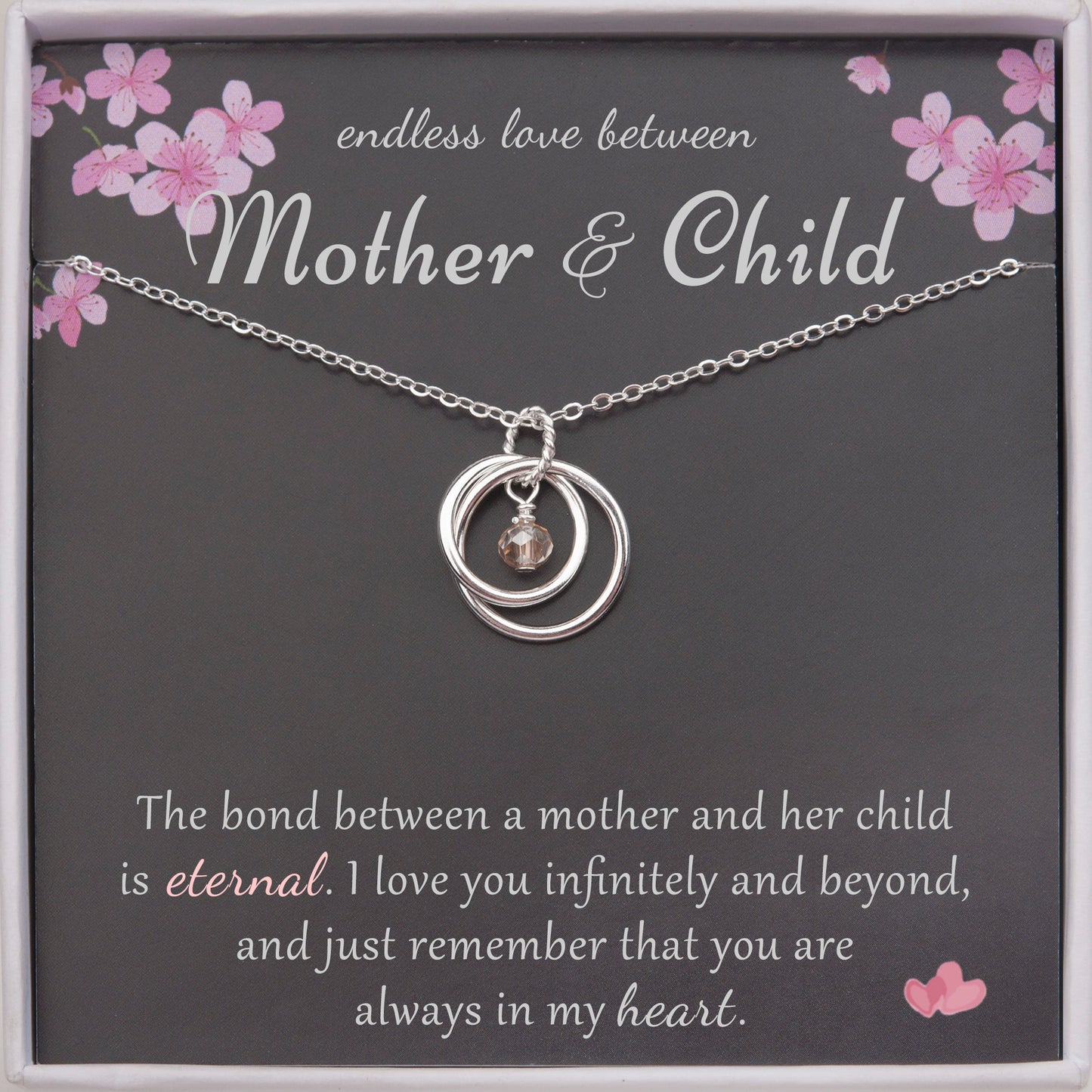 Mother and Child Circles Necklace