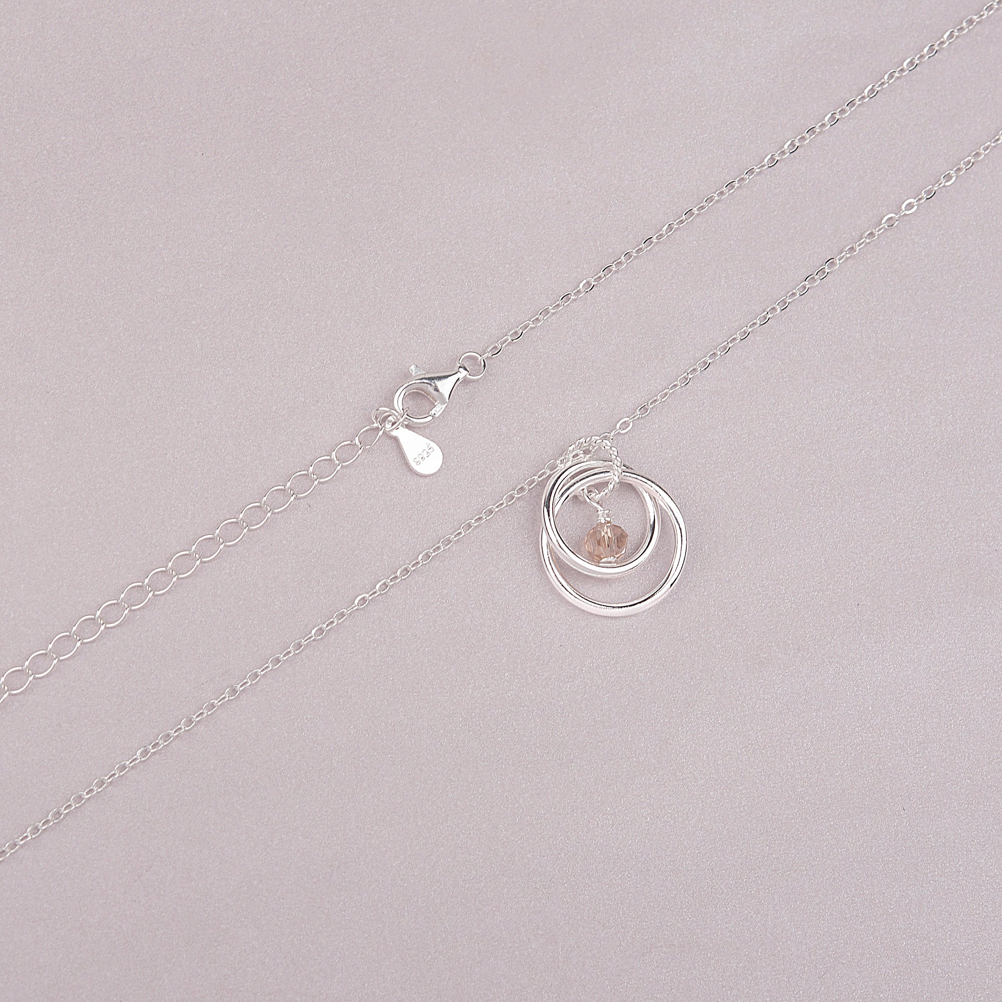 "Endless Love Across Generations" Card and Infinity Necklace