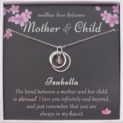 Mother and Child Circles Necklace