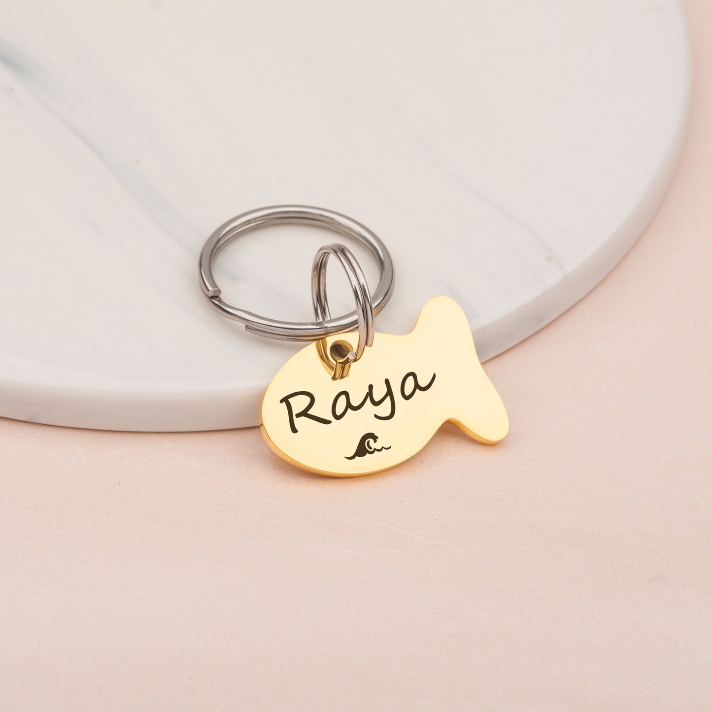 Custom Fish Shaped Pet ID Tag