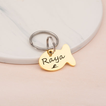 Custom Fish Shaped Pet ID Tag