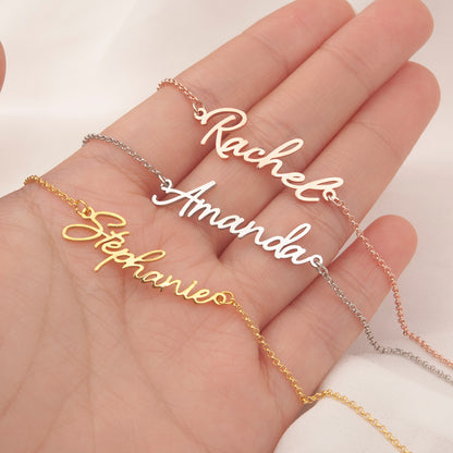 Custom Sterling Silver Name Bracelet