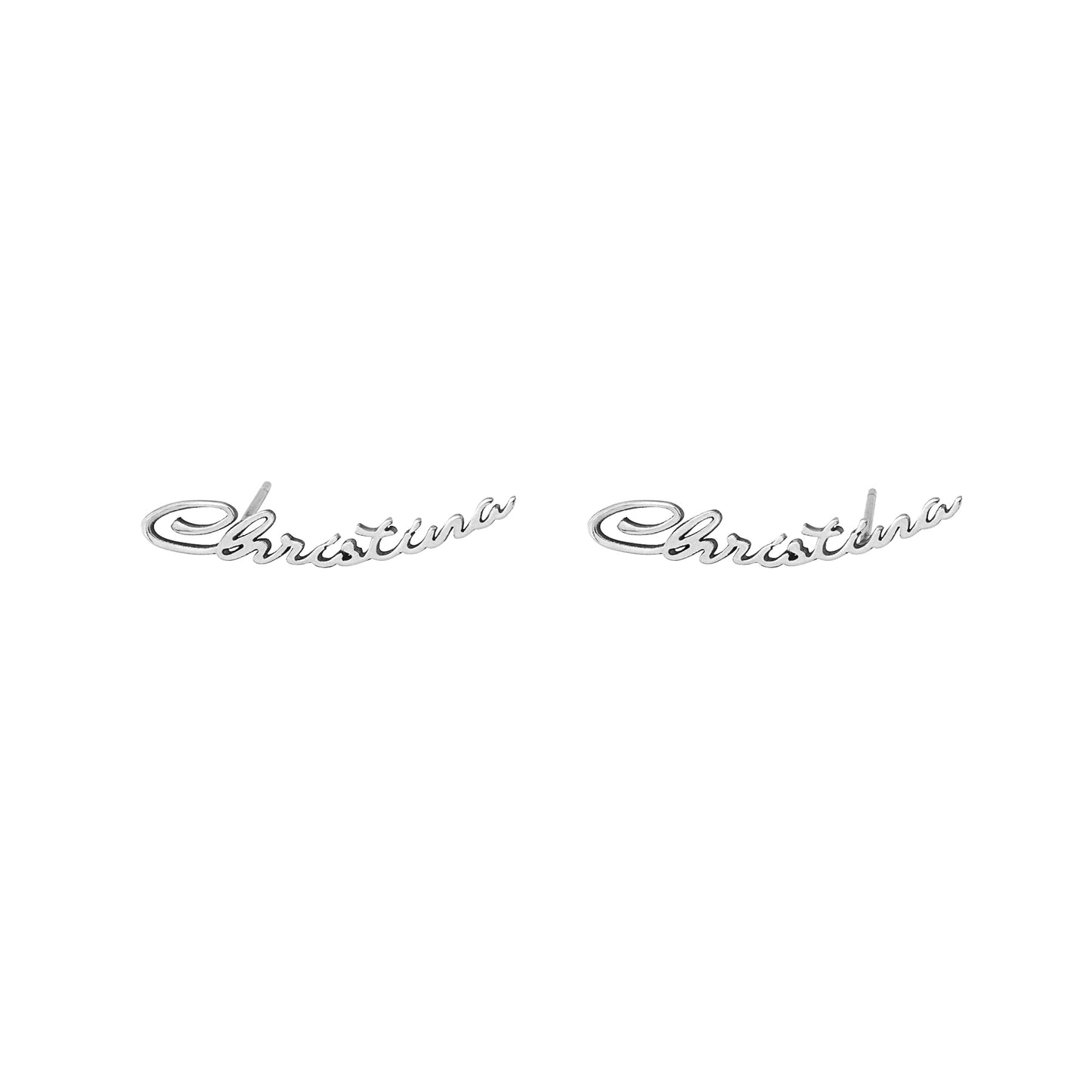 Custom Name Cutting Earring