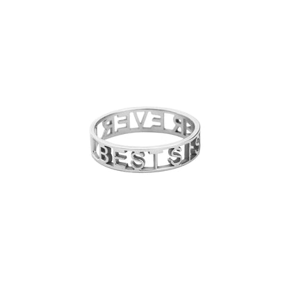 925 Sterling Silver Parallel Ring