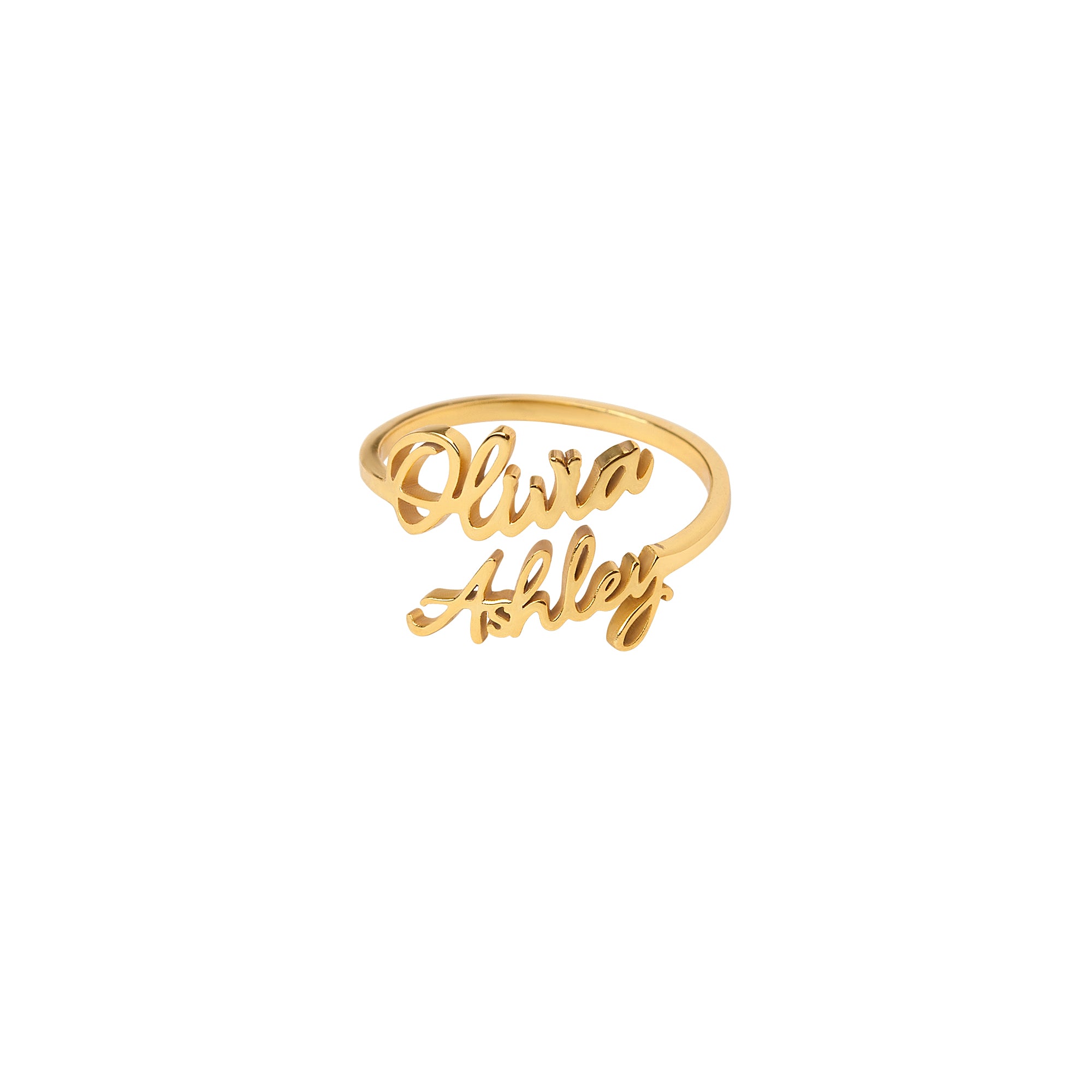 14K Gold Zodiac Script Ring – Baby Gold