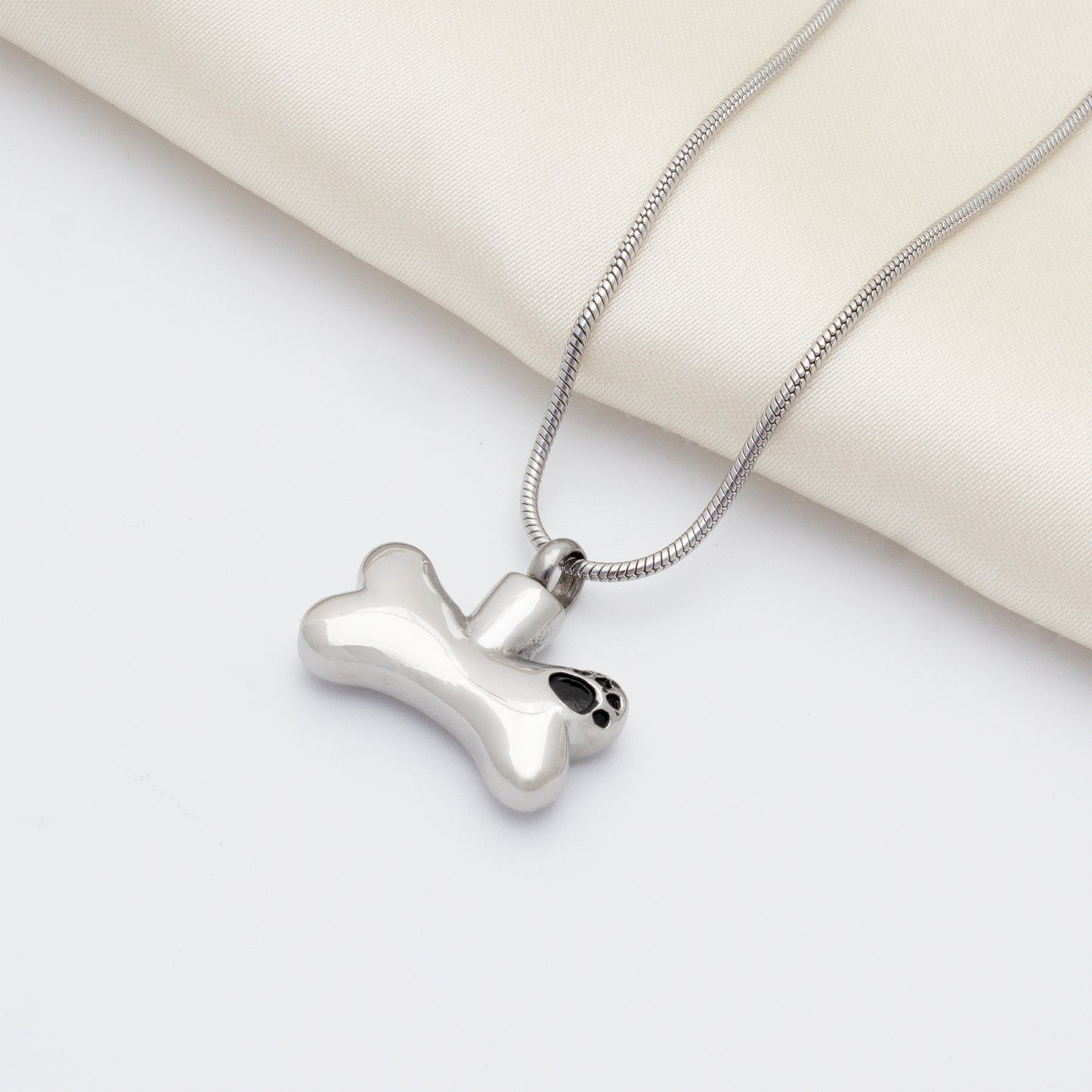 The Best Memory of Your Loyal Friend Dog Bone Pet Ashes Holder Necklace