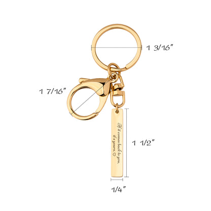 Long Bar Key Chain