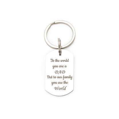 Father's Day "Quote" Dog Tag