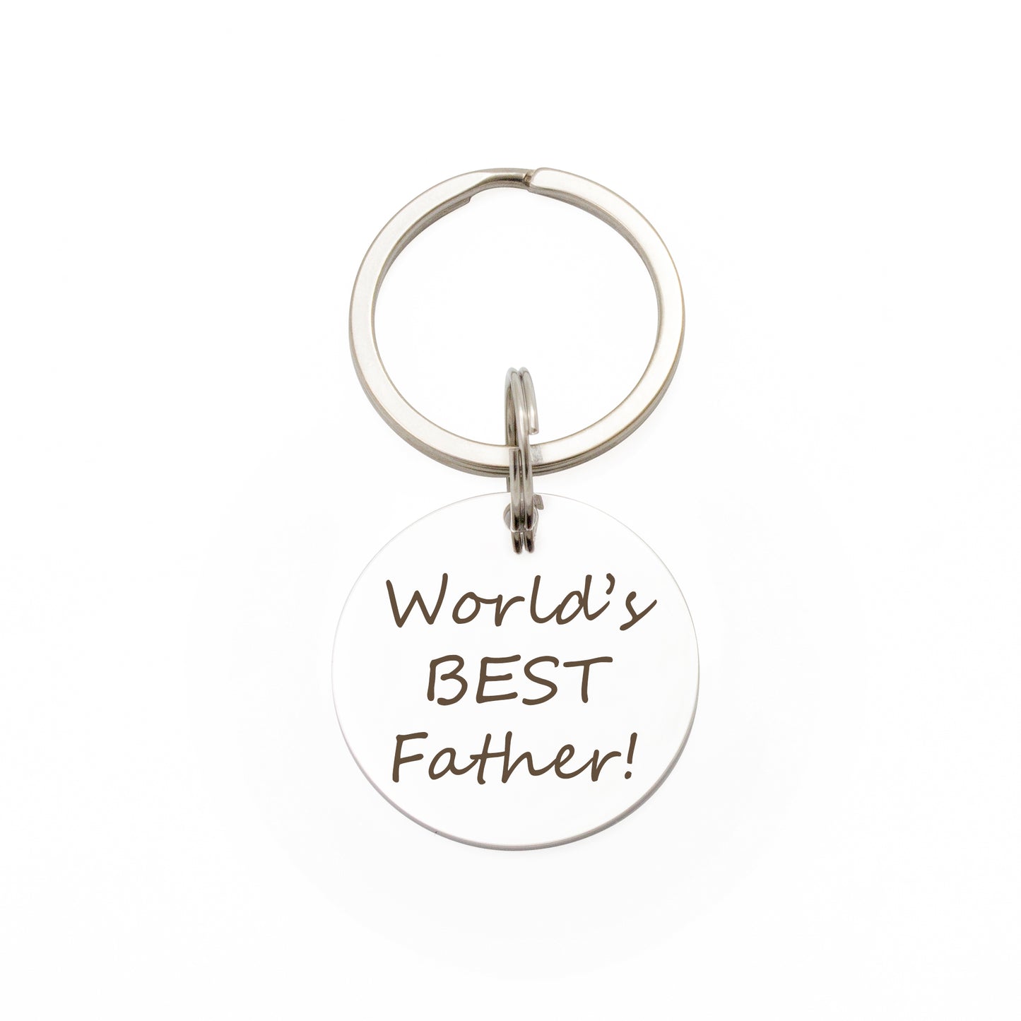 Thoughtful Words for Dad Key Chain