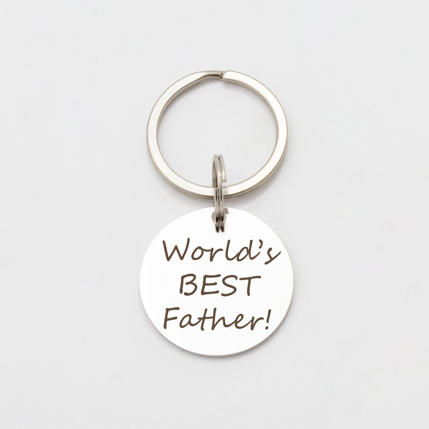 Thoughtful Words for Dad Key Chain