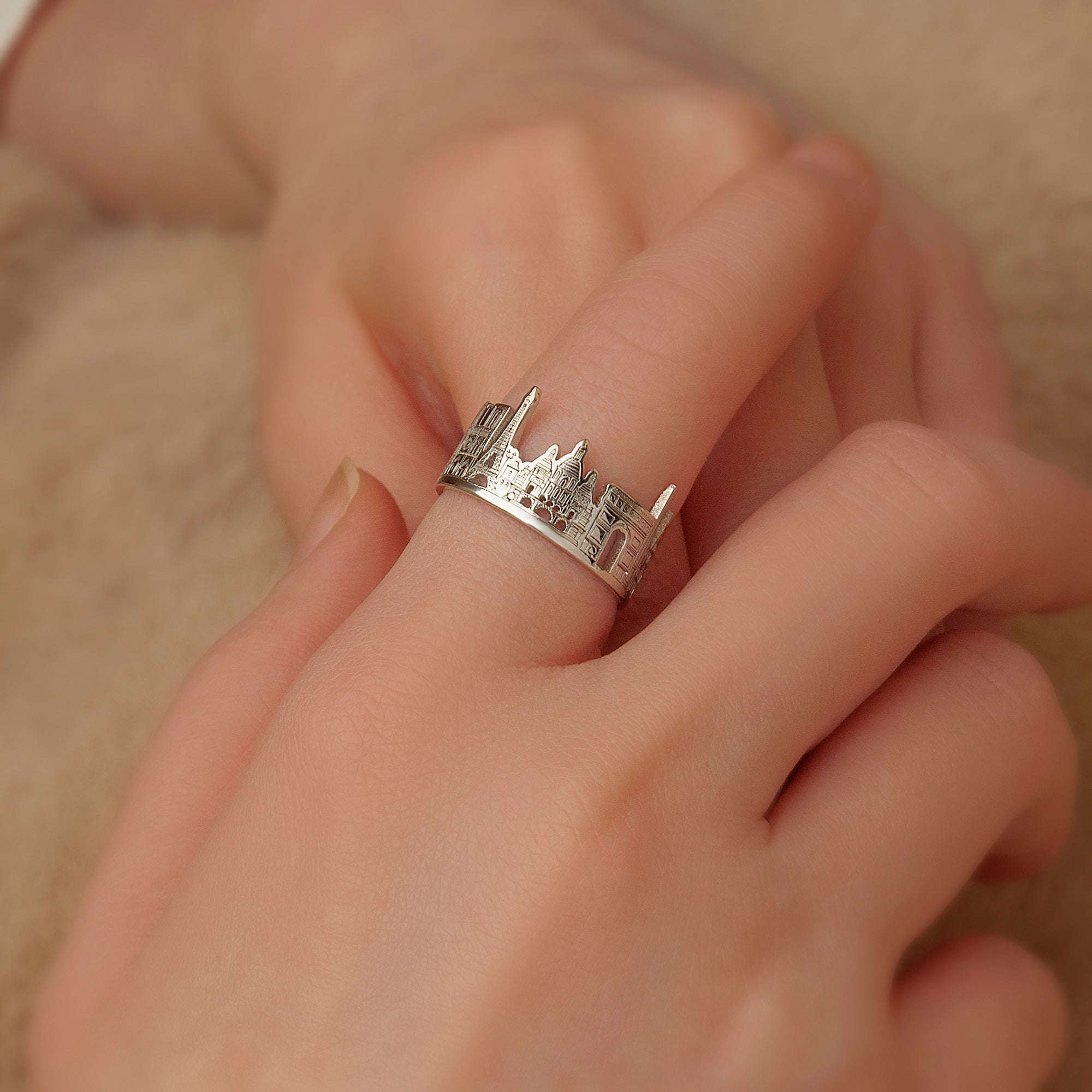 Custom Long Distance Cityscape Ring