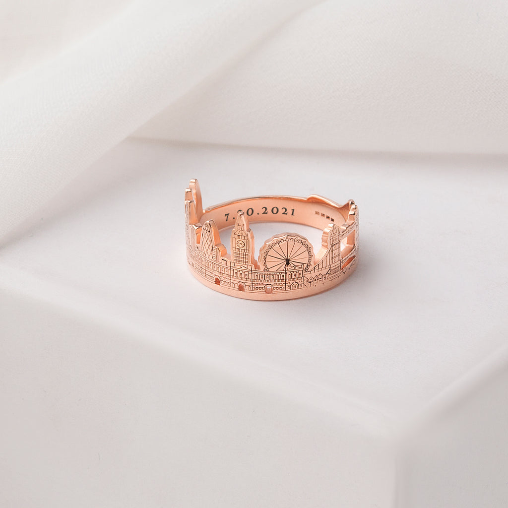 Custom Long Distance Cityscape Ring