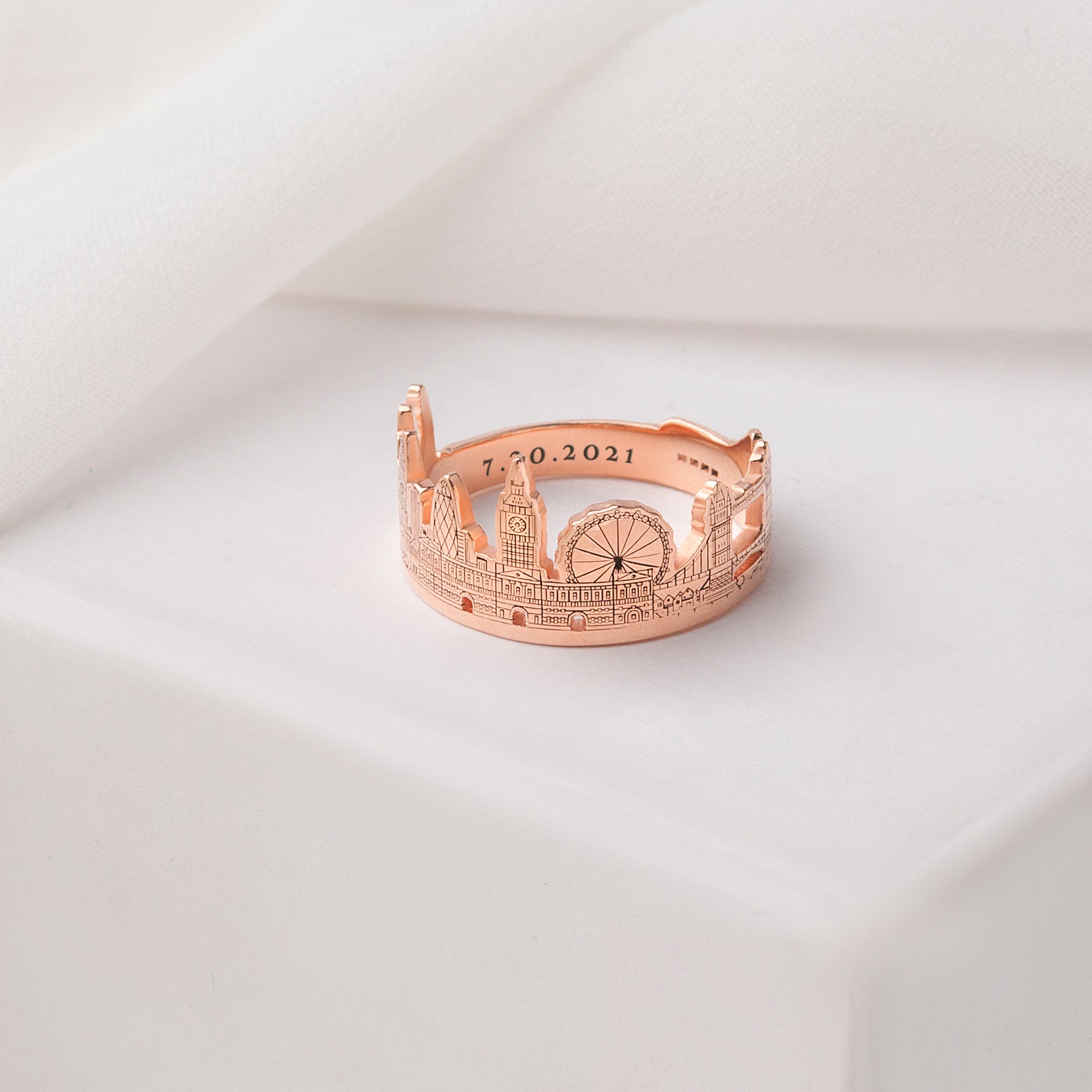 Custom Long Distance Cityscape Ring