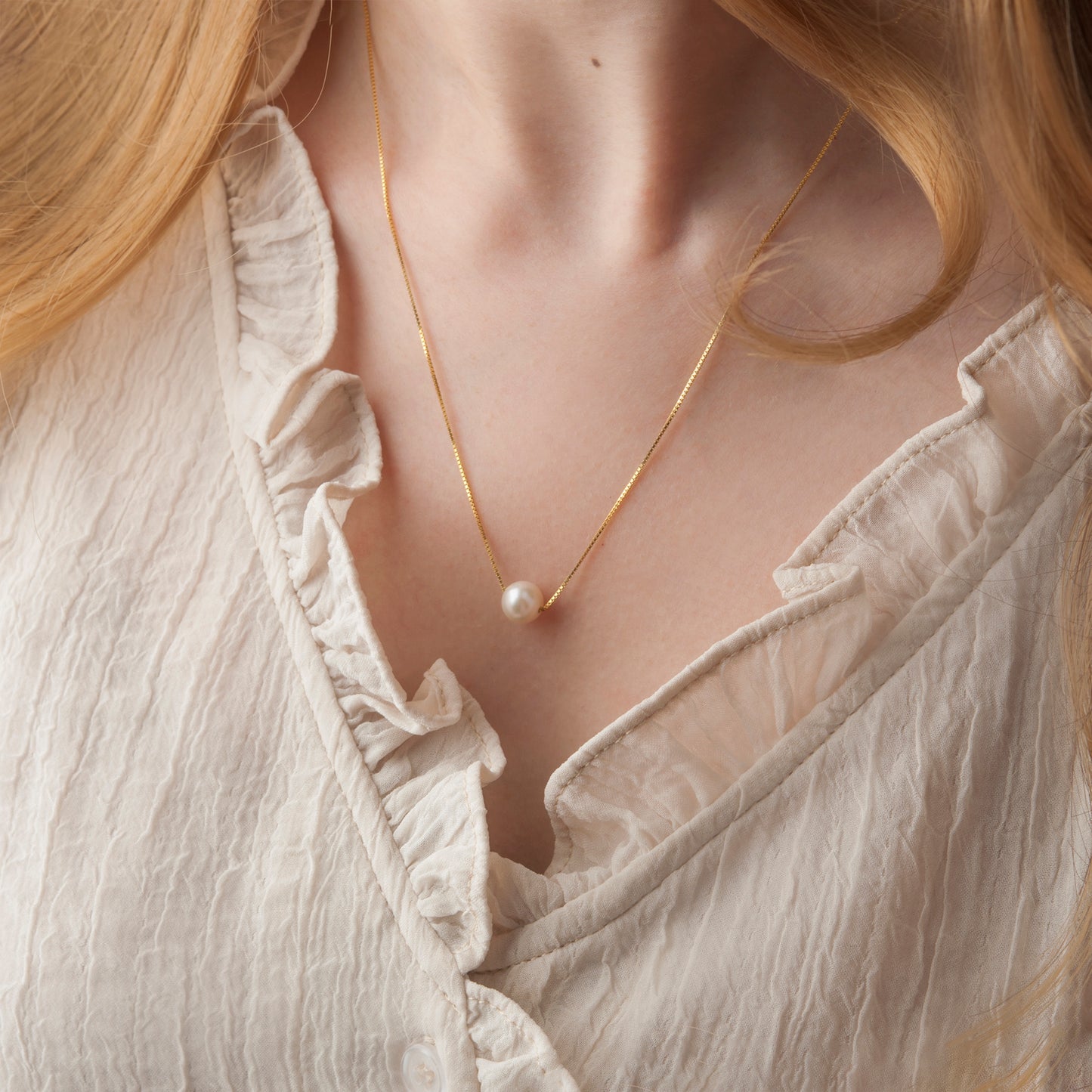 Single Pearl Necklace