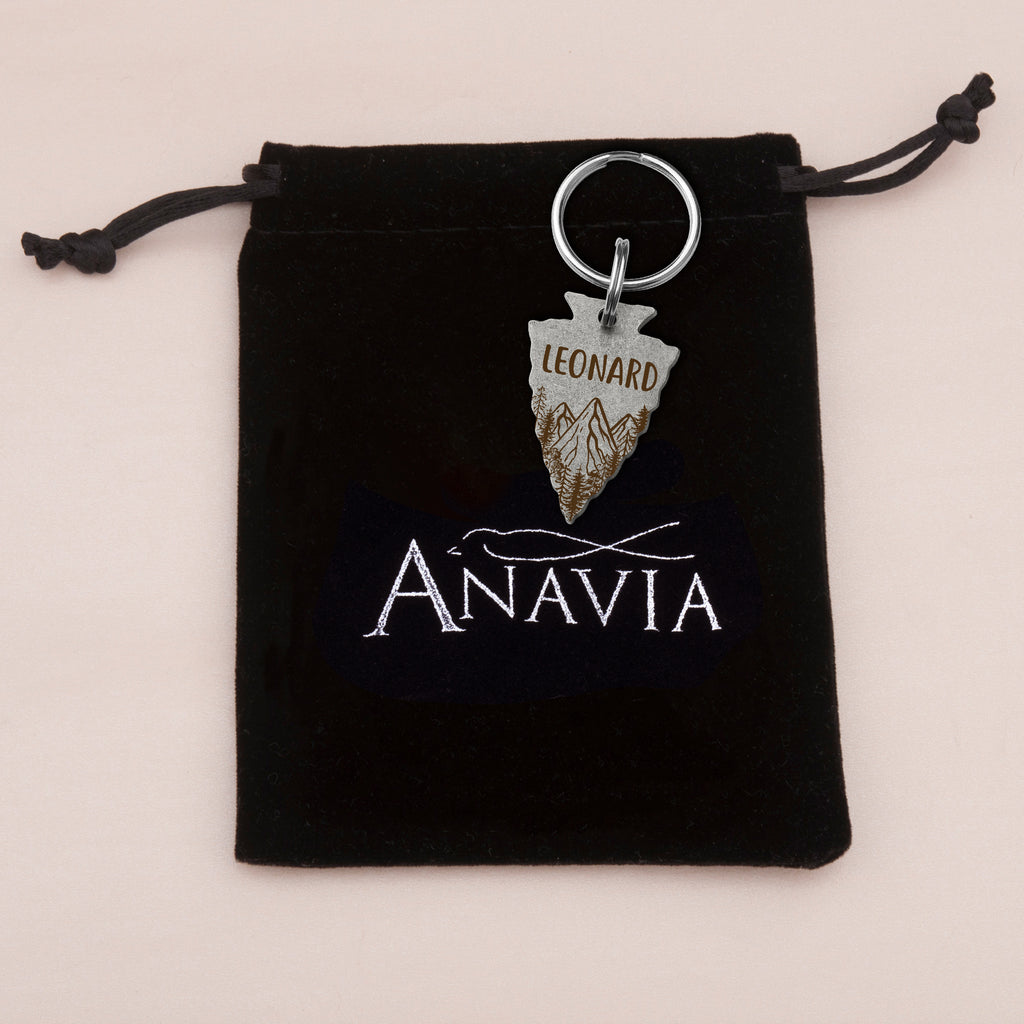 Arrowhead Mountain Peak Pet ID Dog Tag