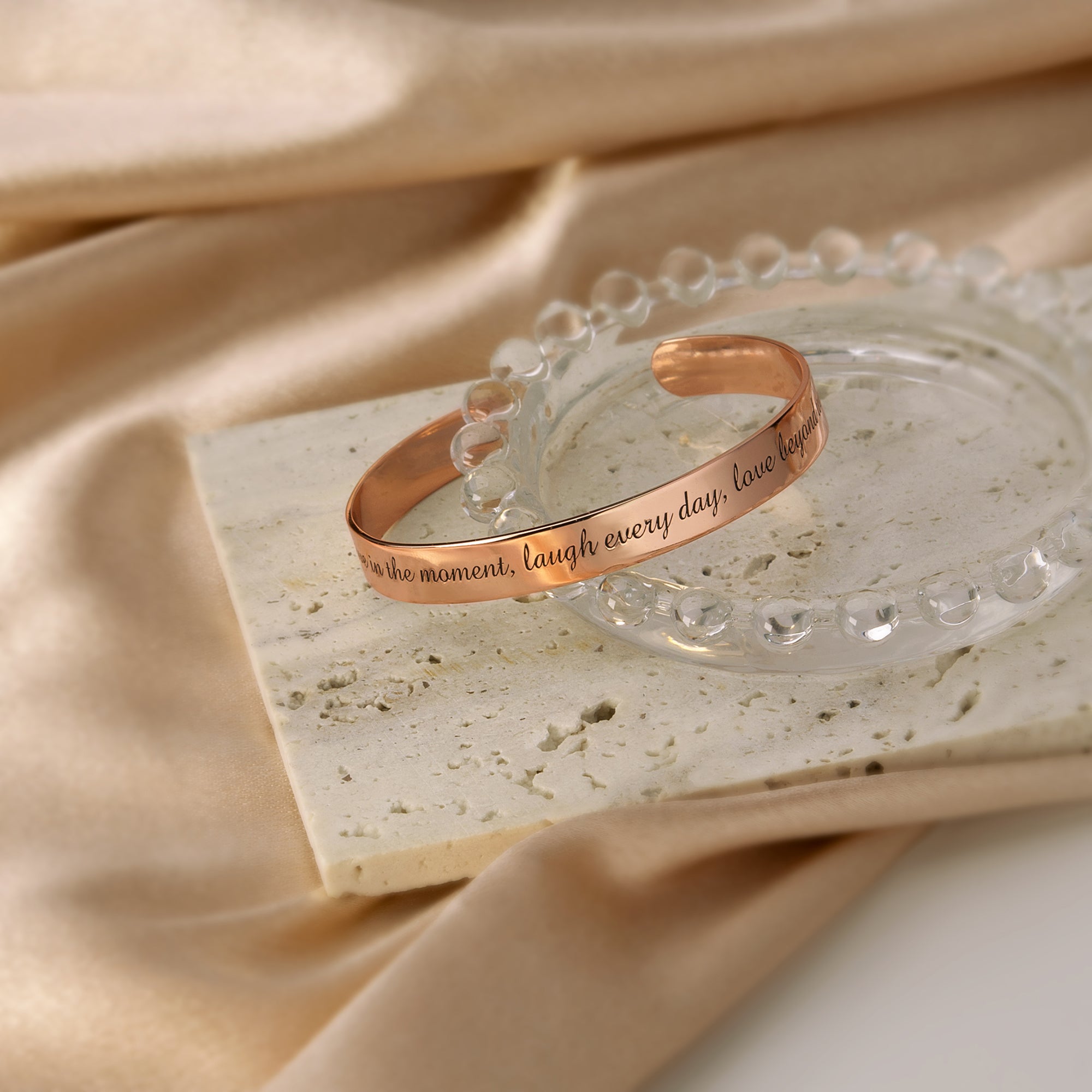 9k Rose Gold Plain Bracelet – Hadaya One of a Kind Jewelry