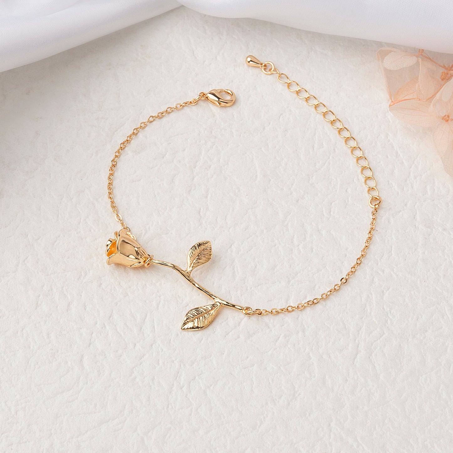 "To An Amazing New Mom" Rose Bracelet, Gift for New Mothers, Card and Necklace Gift Set