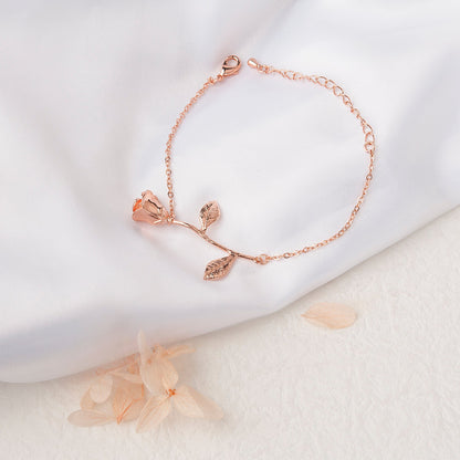 "To An Amazing New Mom" Rose Bracelet, Gift for New Mothers, Card and Necklace Gift Set