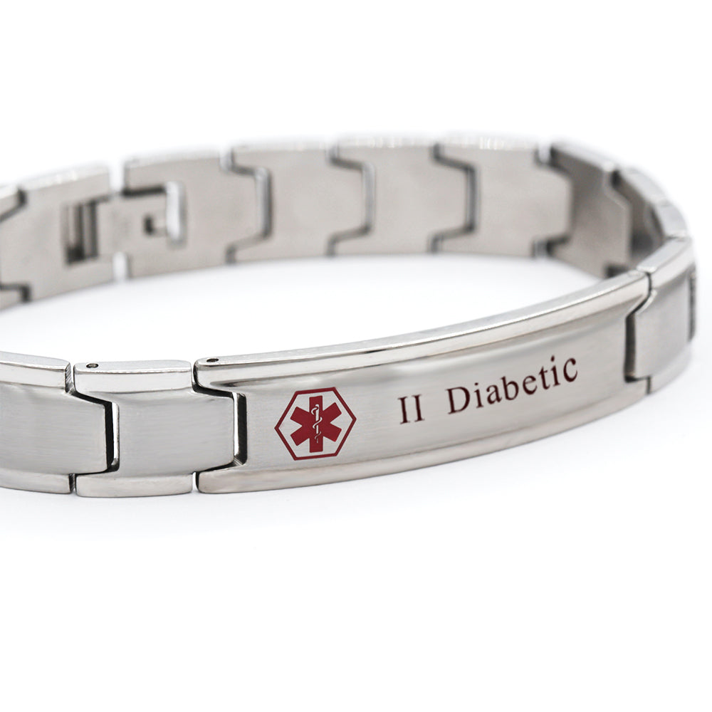 Custom Medical ID Alert Bracelet