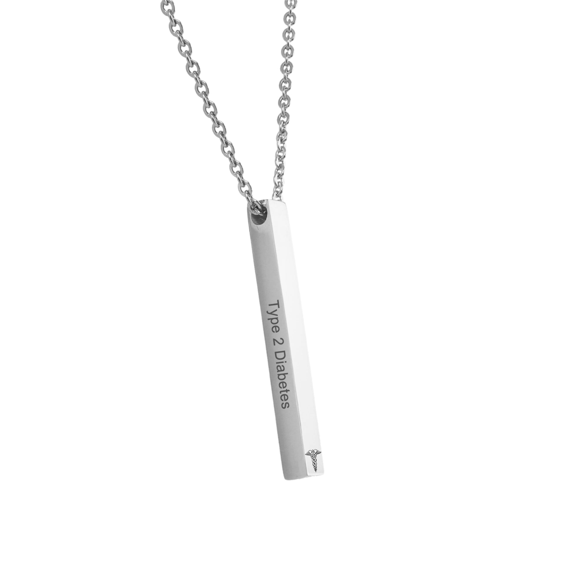 Amazon.com: BETHZA Personalized Pillar Bar Necklace with Diamond 925  Sterling Silver Custom 3D Engraved Name Pendant For Women Personalized Name  Necklace for Wife Gift for Christmas Mother's Day Valentine's Day(Gold) :  Clothing,