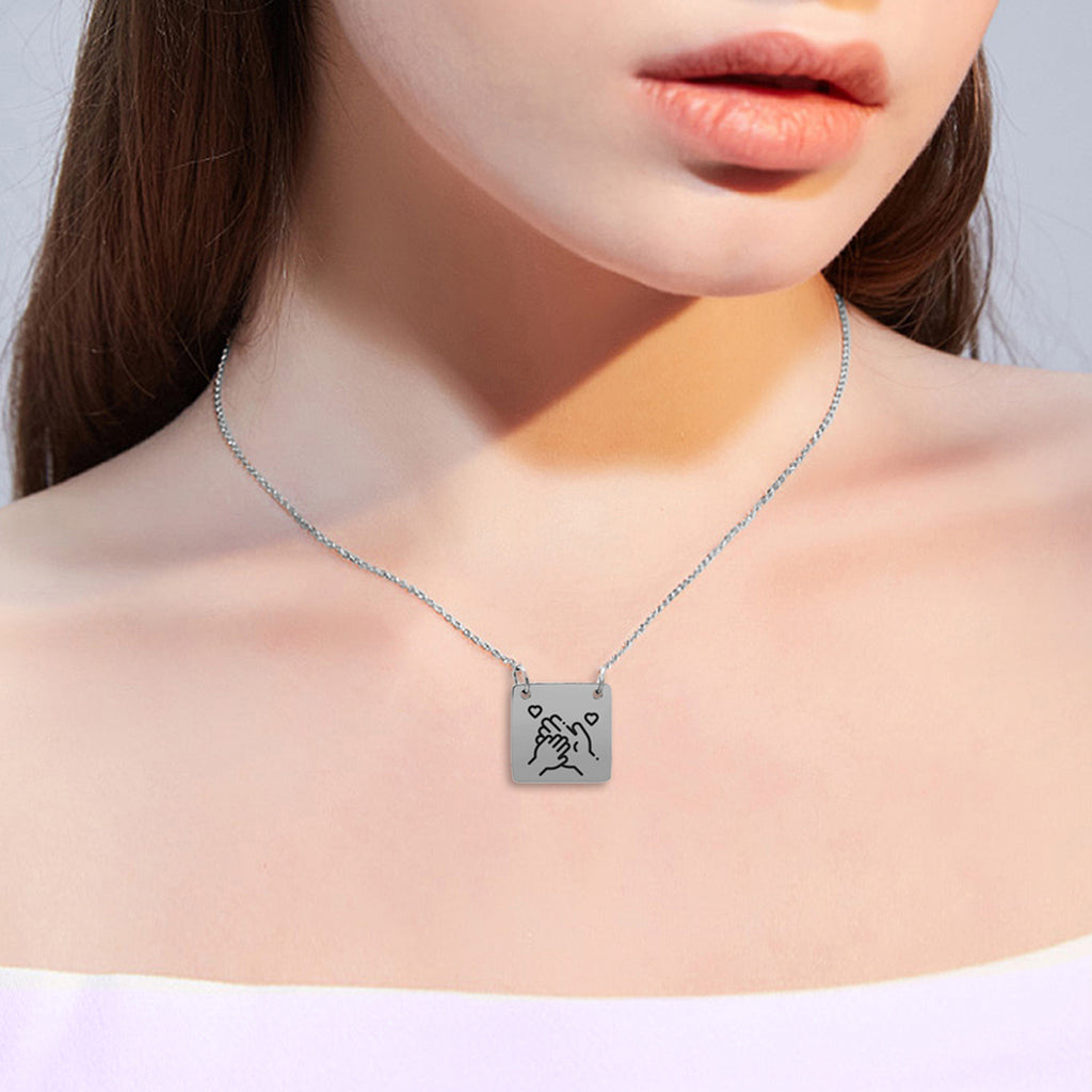 New Baby Square Necklace
