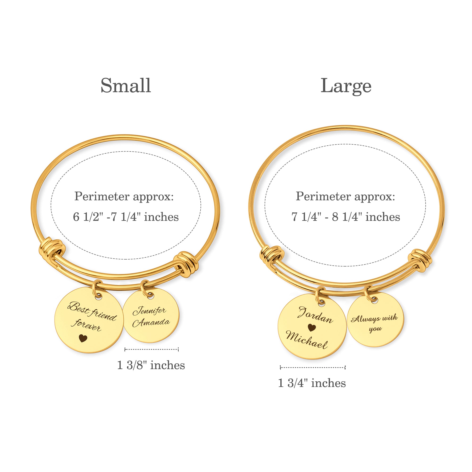 Anavia Custom Name Bangle Bracelet