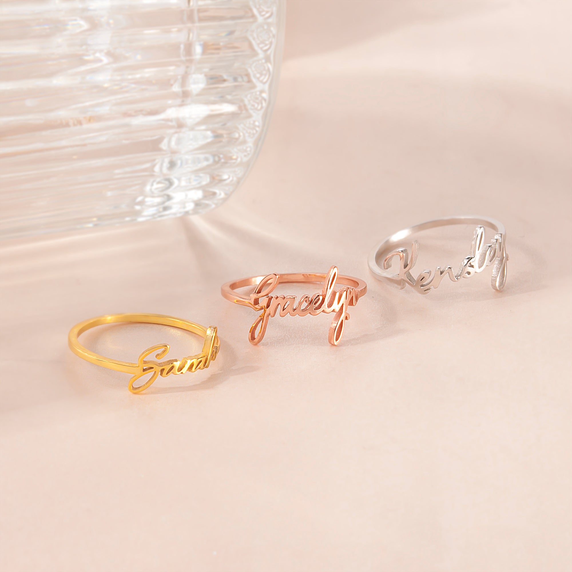 Personalize Your Style with a Heart Name Ring | Handcrafted Jewelry by  Maven Jewelry