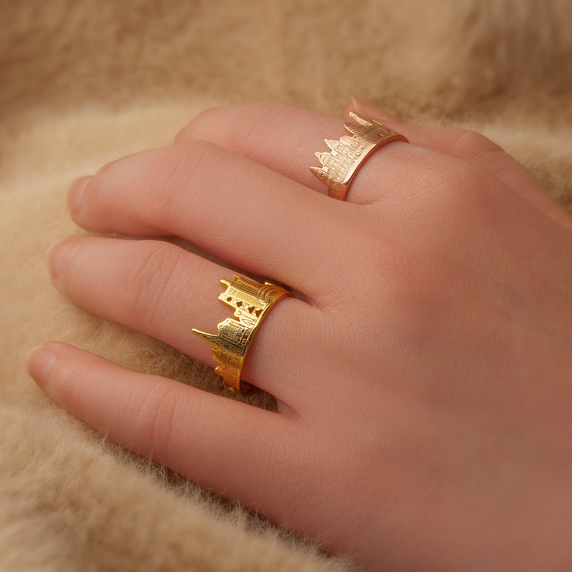 Custom Long Distance Cityscape Ring