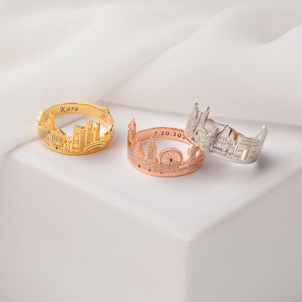 Custom Long Distance Cityscape Ring