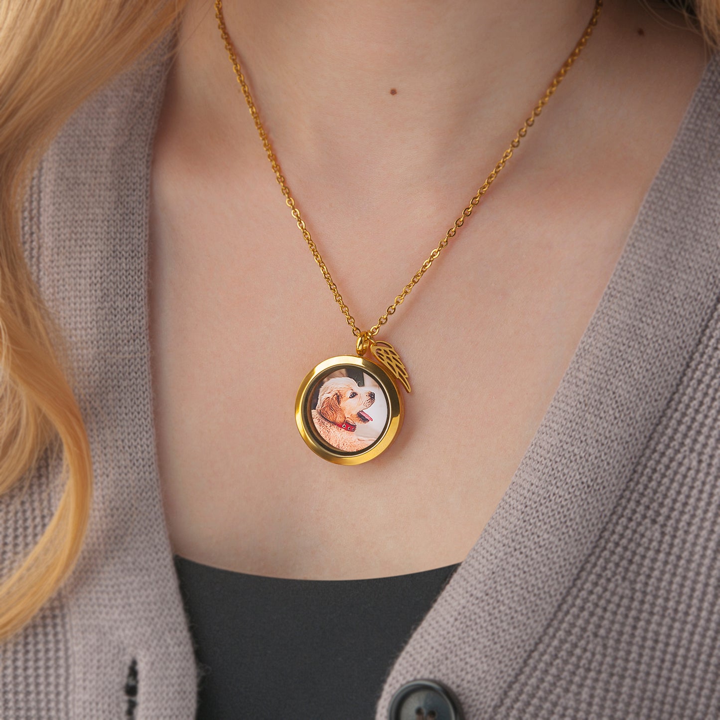 Custom Photo Locket Necklace