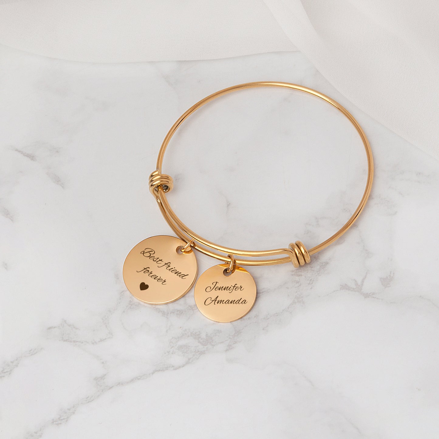 Anavia Custom Name Bangle Bracelet