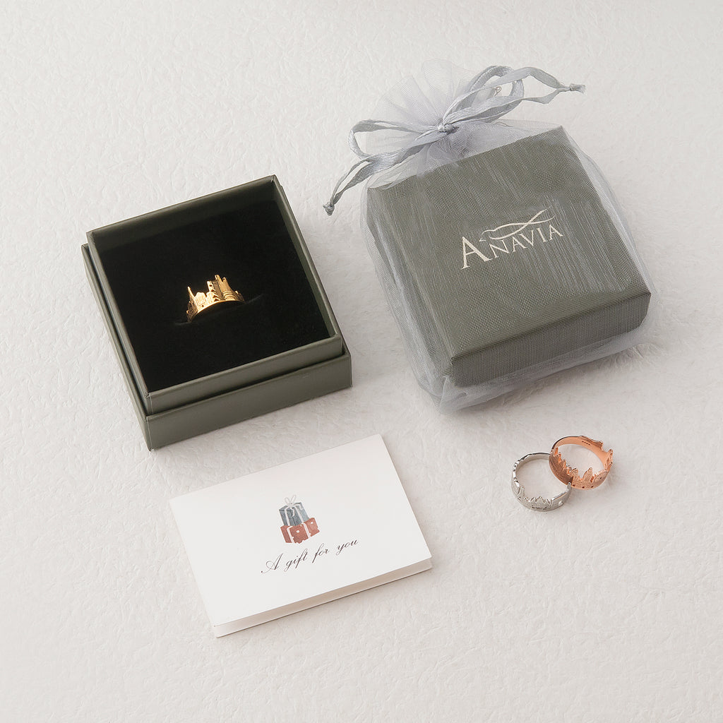 Custom Long Distance Cityscape Ring