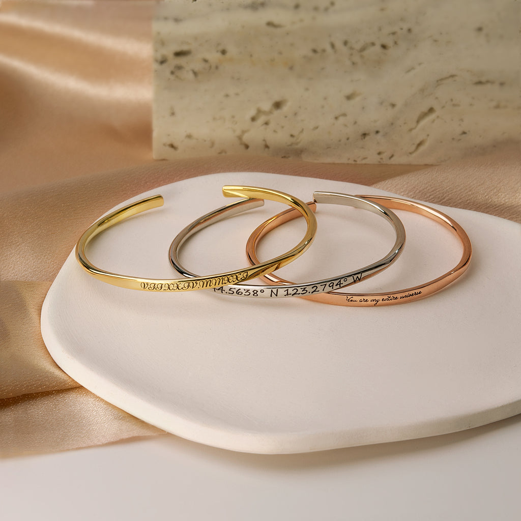 Women's Sterling Silver Cuff Bangle