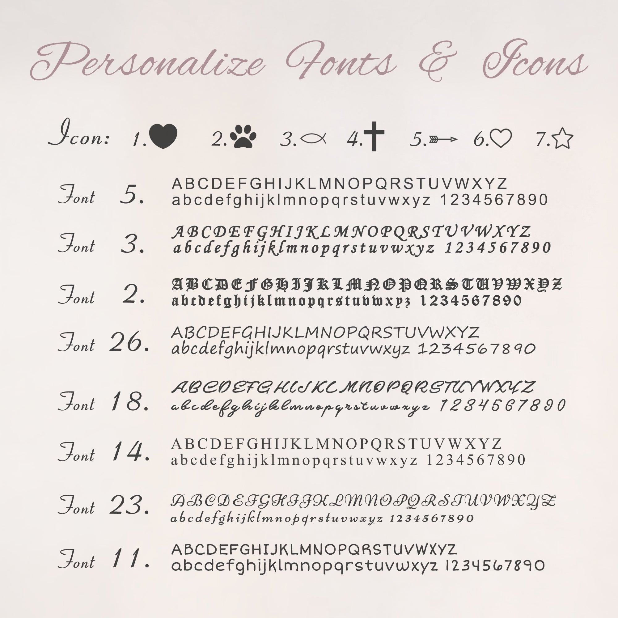 Birth Flower Name and Date Necklace