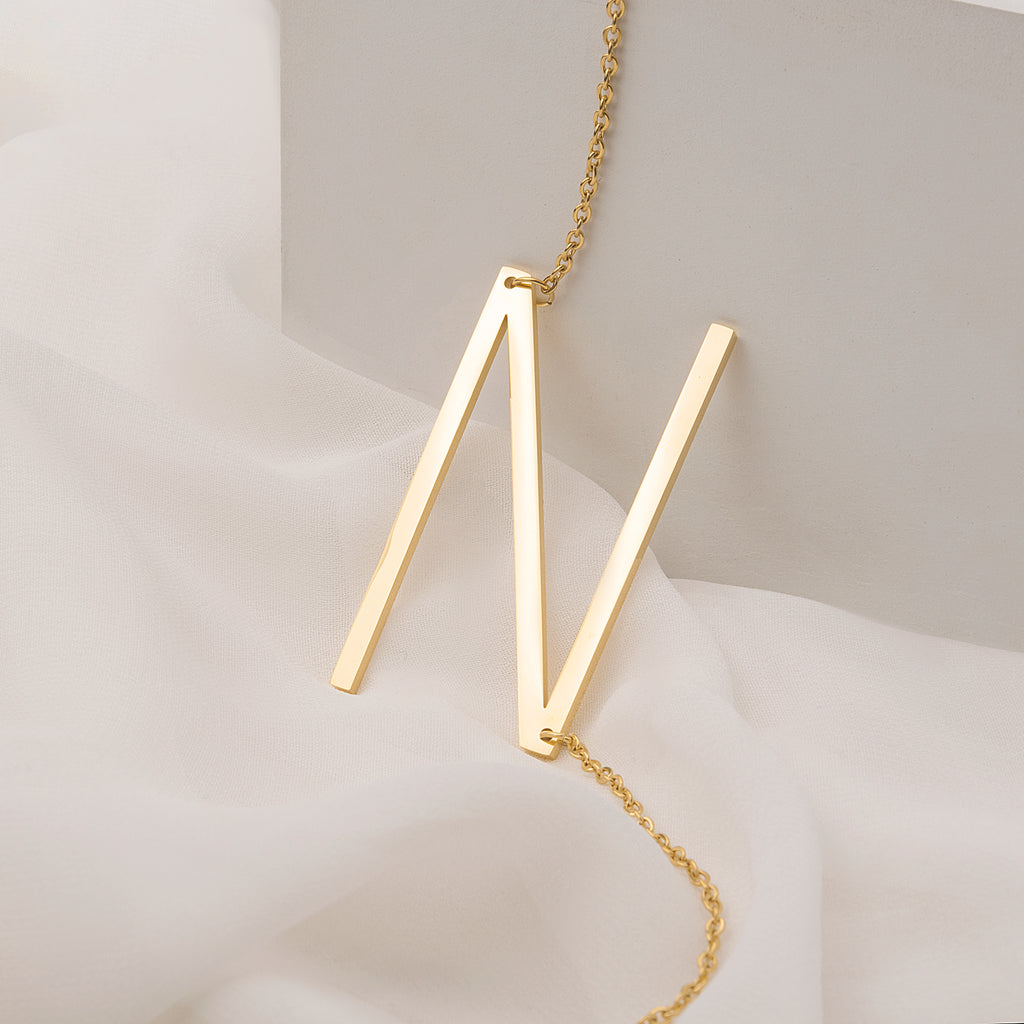 A to Z Large Initial Necklaces