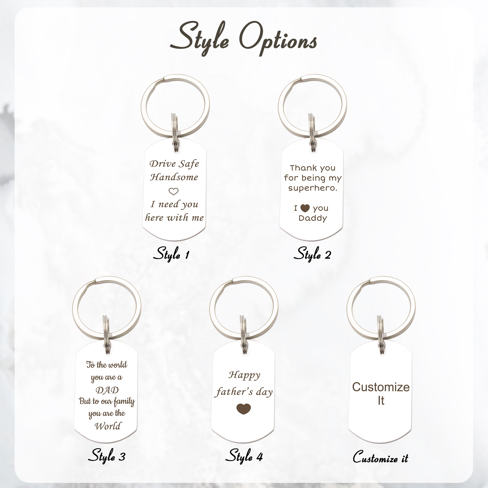 Father's Day "Quote" Dog Tag