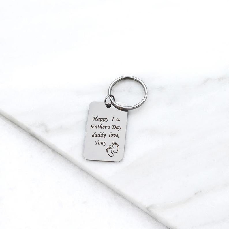 Custom Foot Print Dog Tag Necklace