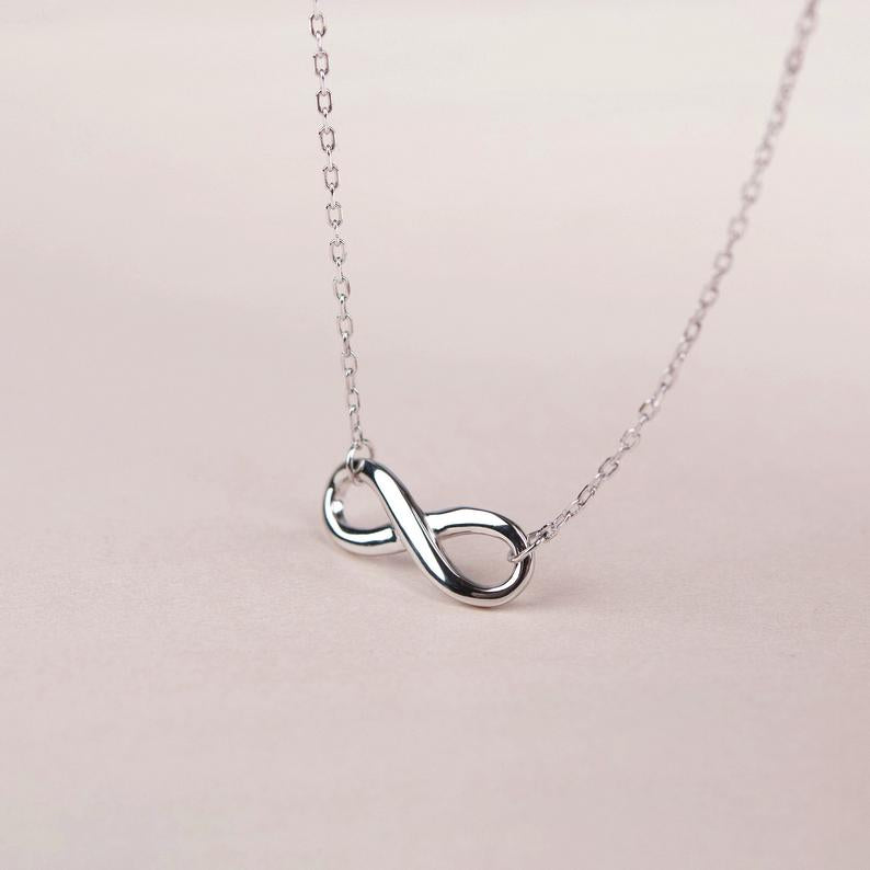 "To my lovely Cousin" Card and Sterling Silver Infinity Necklace