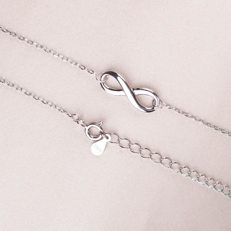 "To my lovely Cousin" Card and Sterling Silver Infinity Necklace