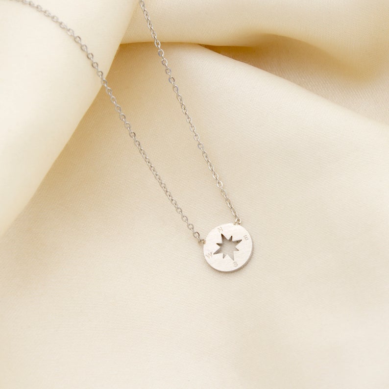 New Beginning Compass Necklace