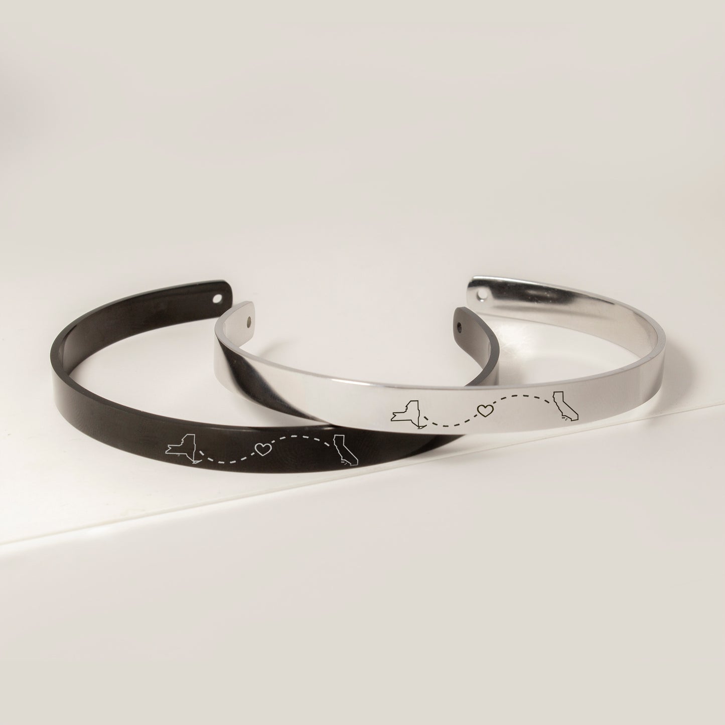 Custom Long Distance Cuff Bangle