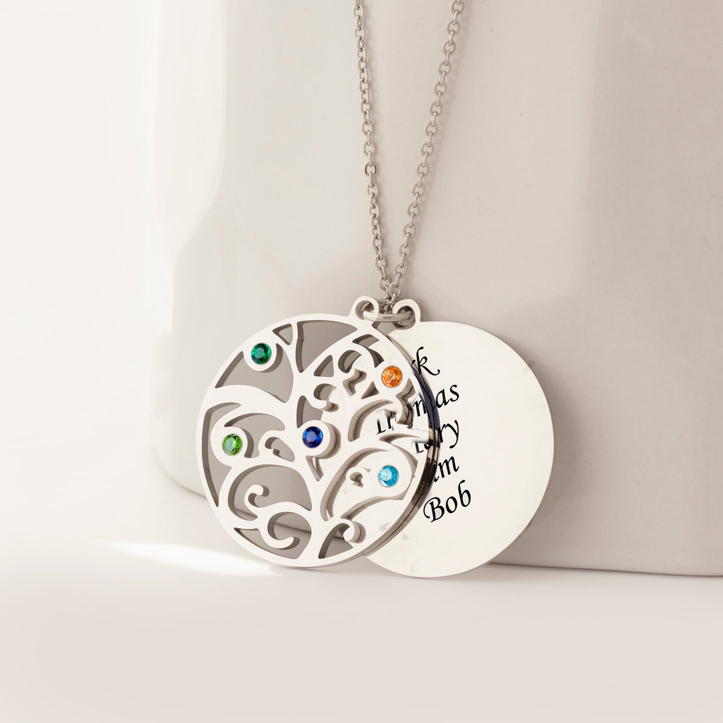 Custom Tree of Life Crystal Necklace